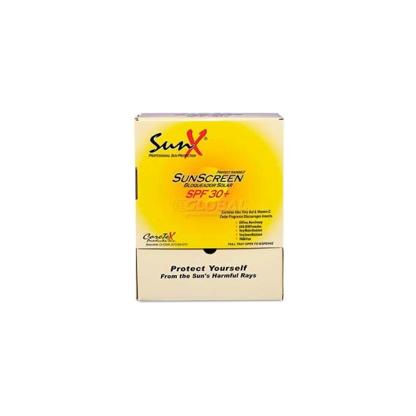 SPF30 Sunscreen, Single Dose Pouch, 100/Box